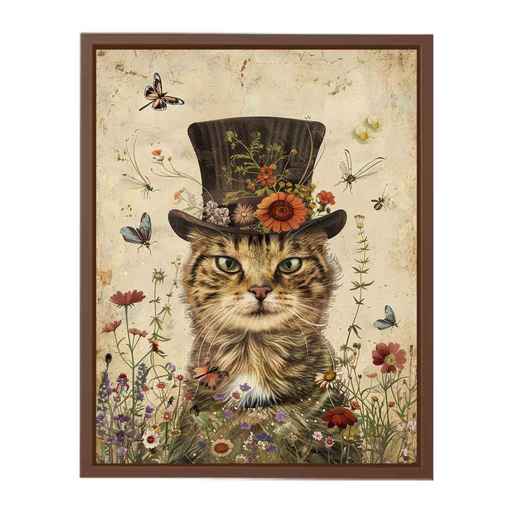 Cute Cat Art Painting