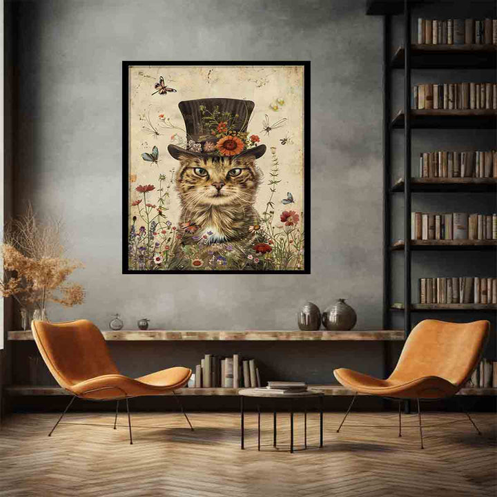 Cute Cat Art Print