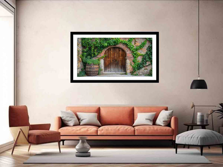 Wooden Door Art Print