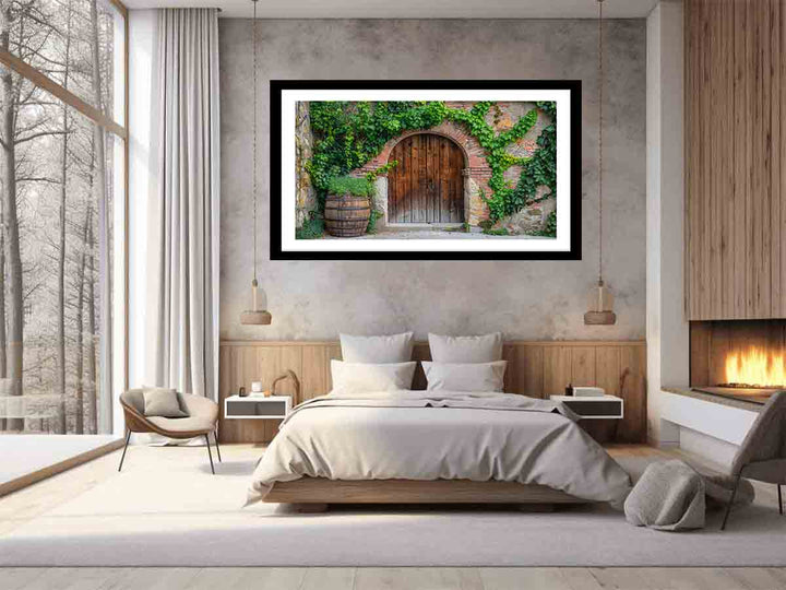 Wooden Door Art Print