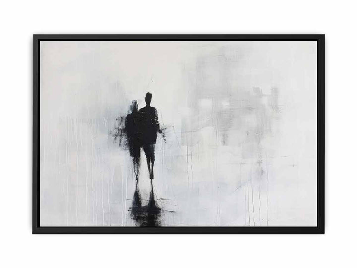 Abstract walk Art canvas Print