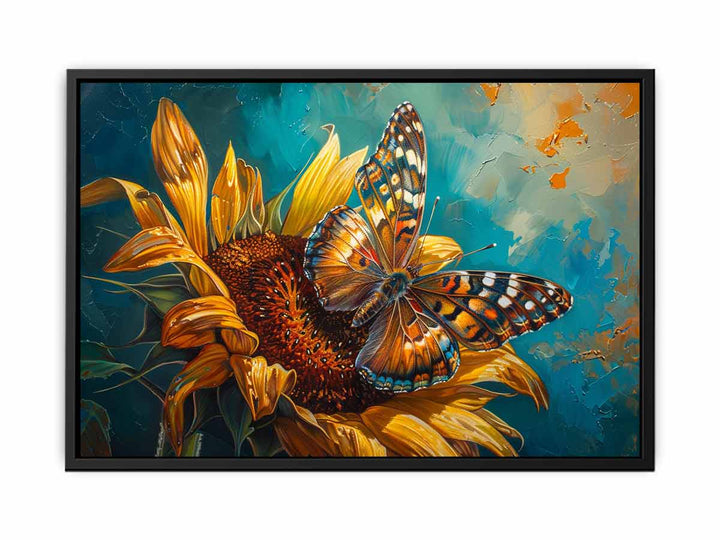 Butterfly Art canvas Print