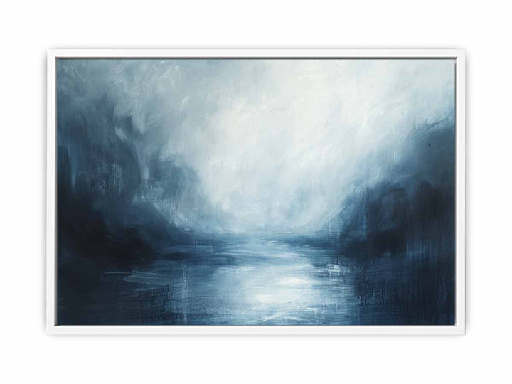 Abstract Blue river Painting