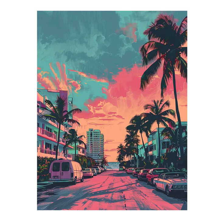 miami Art Print