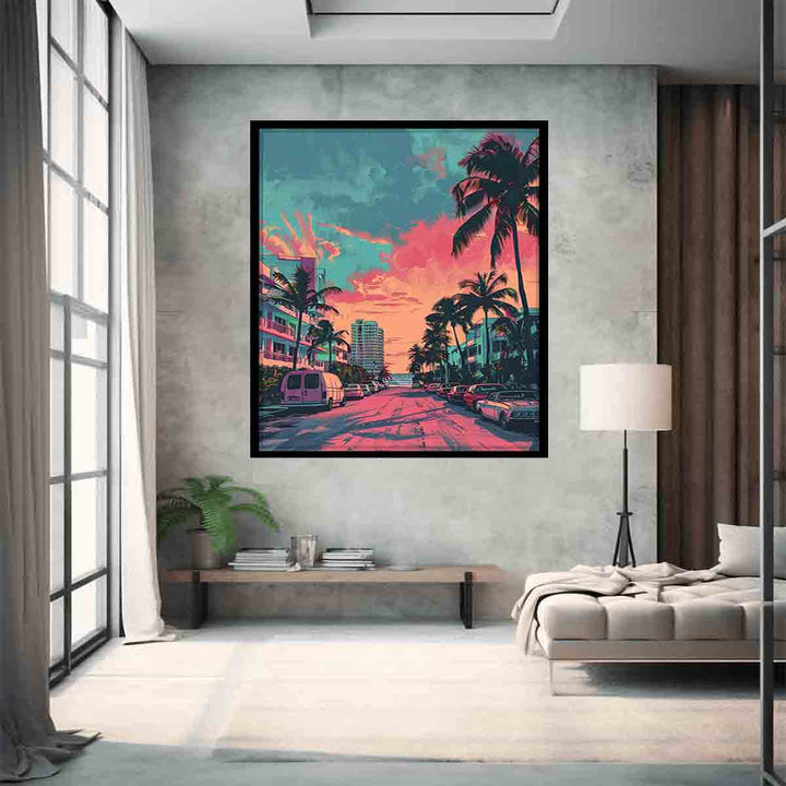 miami Art Print