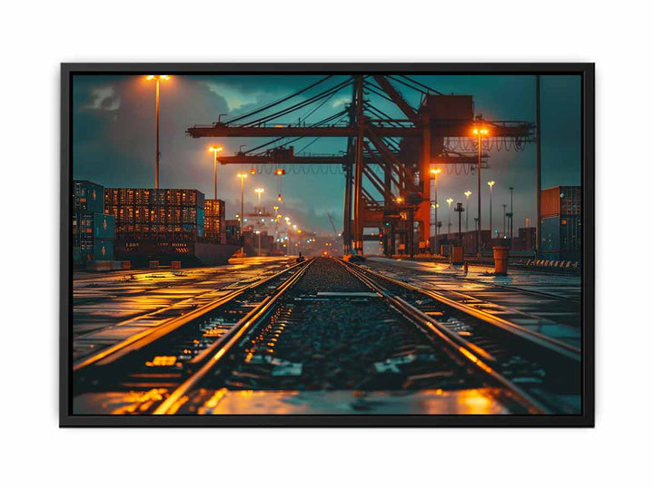 Port Art canvas Print