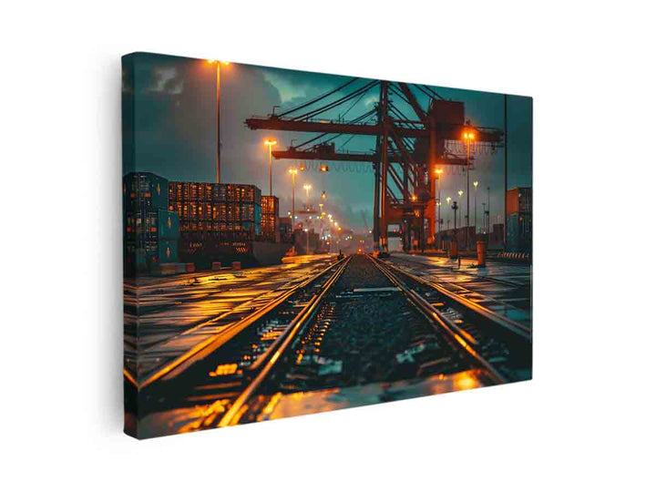 Port Art canvas Print