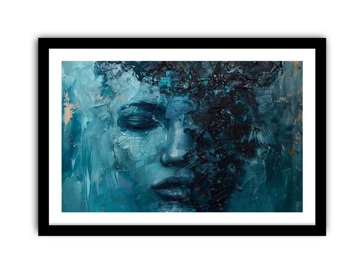 Think deep Art framed Print