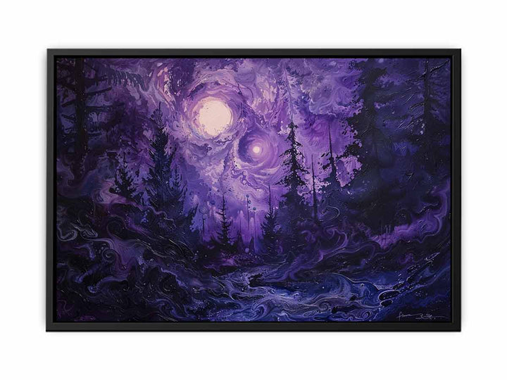 Purple Thought  canvas Print