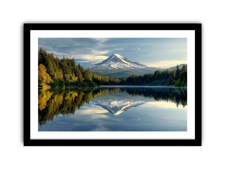 Mt. Hood Reflection framed Print