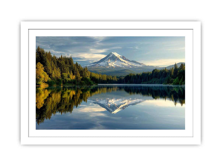 Mt. Hood Reflection framed Print