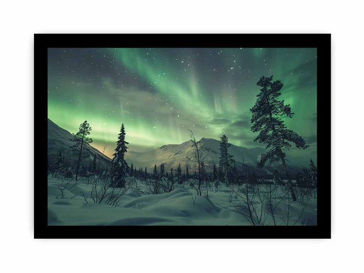 Northern Lights  Art framed Print