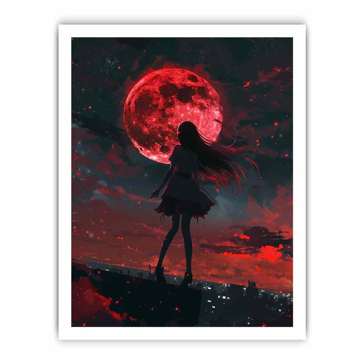 Moon Walk Art  framed Print