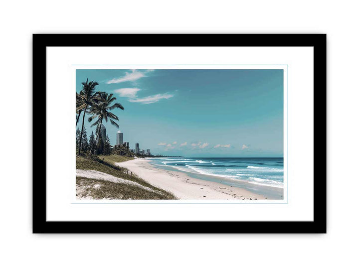  Beach Art  Print framed Print