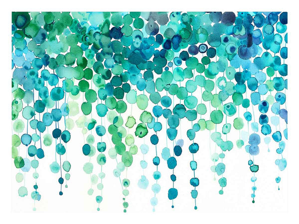 Watercolor Dots Art Print