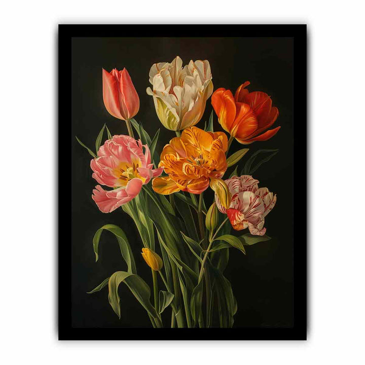 Floral Art framed Print