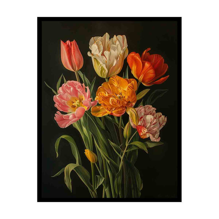 Floral Art canvas Print