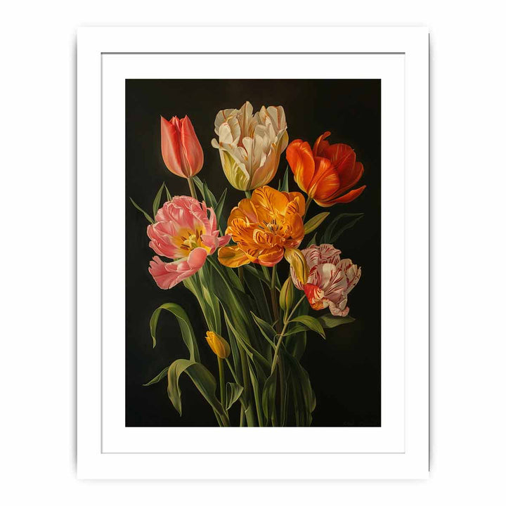 Floral Art framed Print