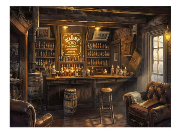 Vinatge Bar Art Print