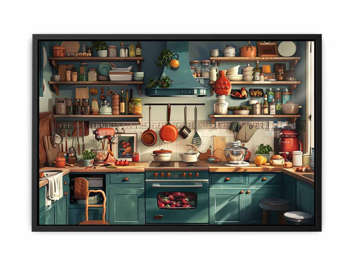 Kitchen  Art canvas Print