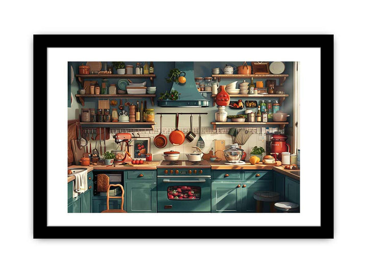 Kitchen  Art framed Print