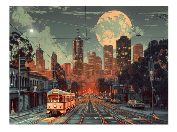 Melbourne Art print 