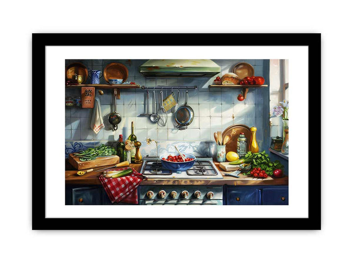 Kitchen Art framed Print