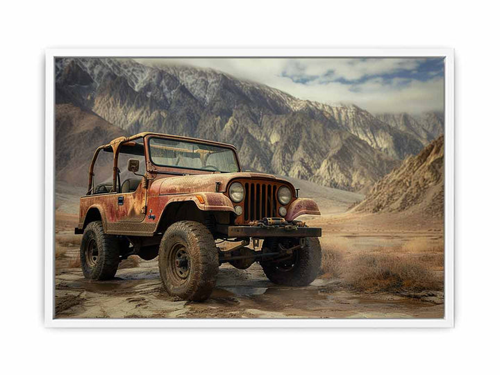 Vinatge Jeep  Painting Painting