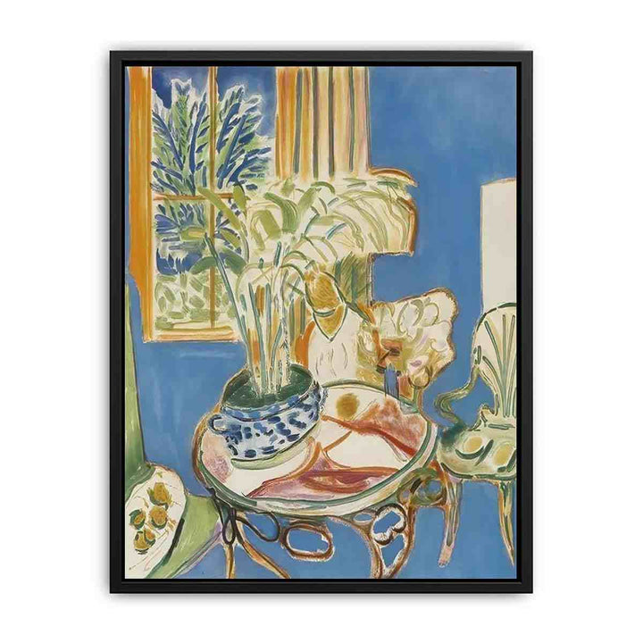 Blue Interior by Henri Matisse  Painting