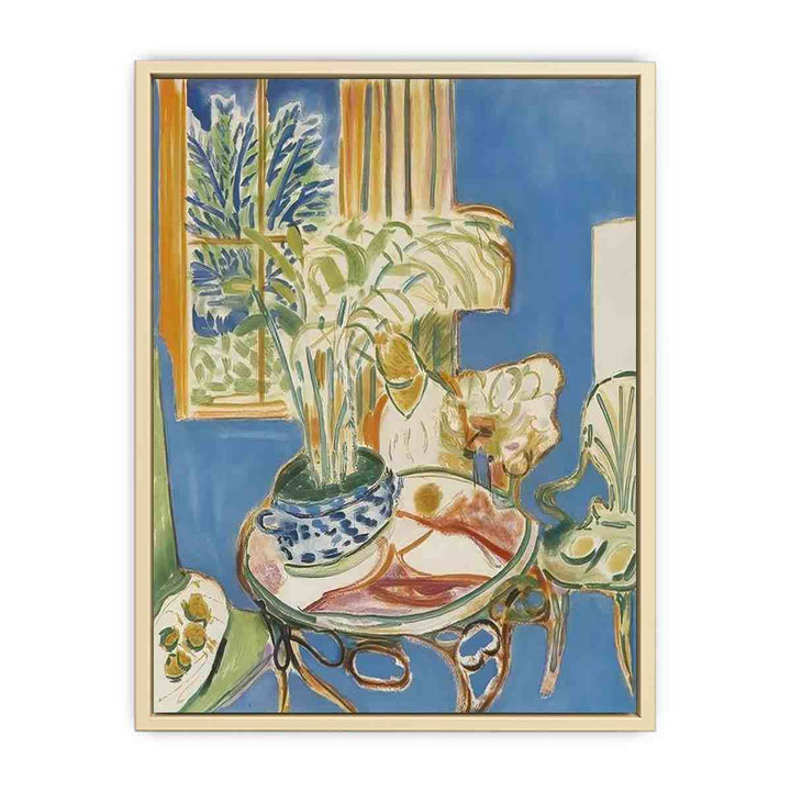 Blue Interior by Henri Matisse  Art Print