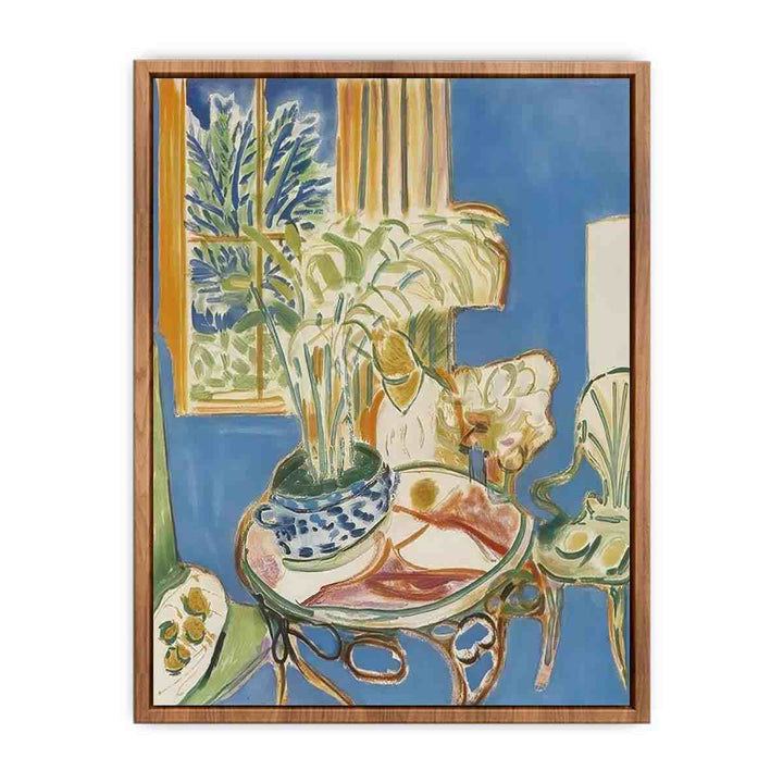 Blue Interior by Henri Matisse  Poster