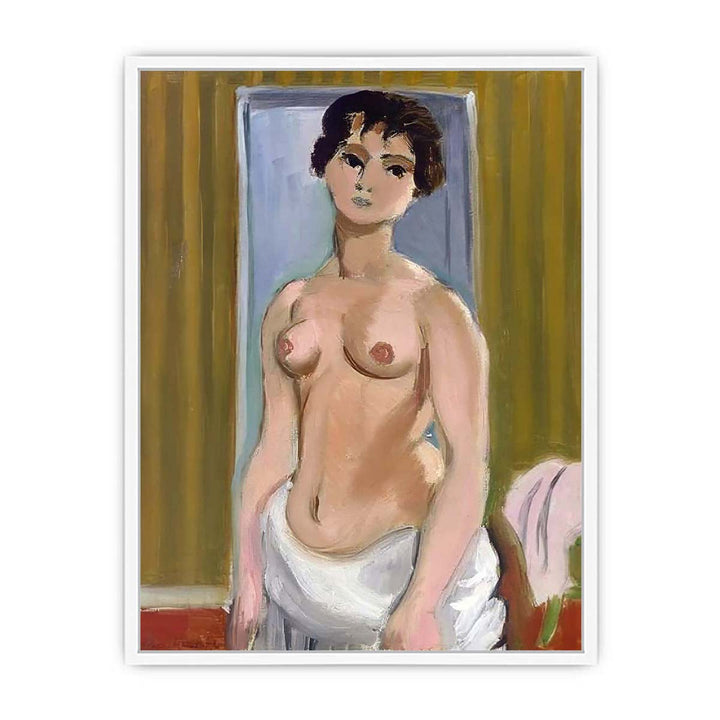 Body of a Girl by henri Framed Print