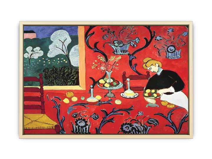 The Dessert: Harmony in Red  by Henri Matisse  Art Print