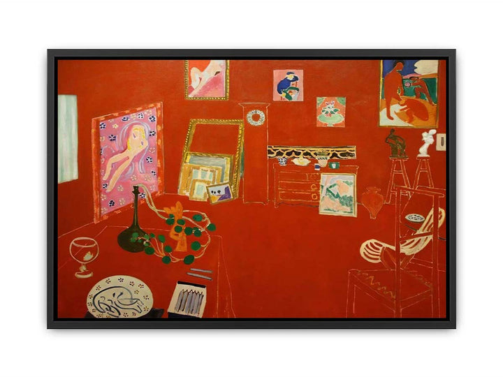 Red studio   Painting