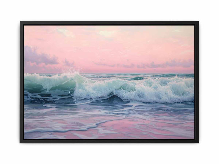 Pink Sea Painting 