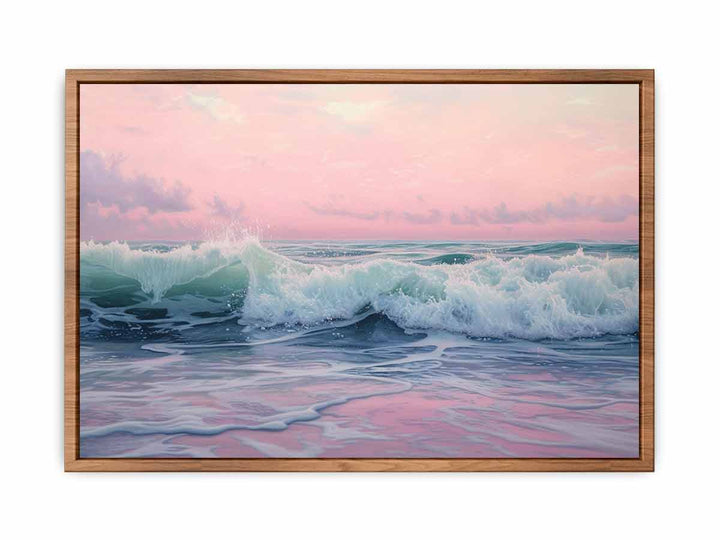 Pink Sea Painting 