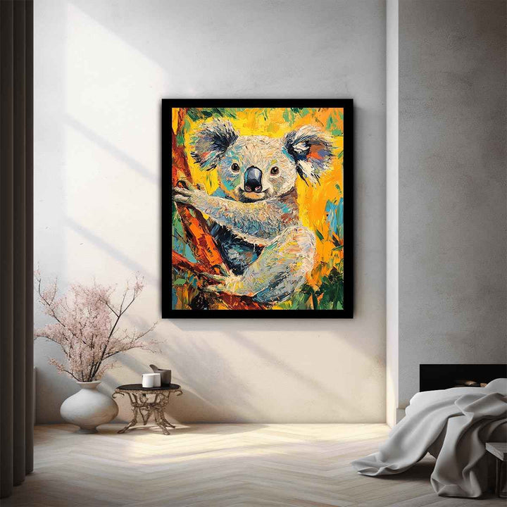 Koala canvas painting