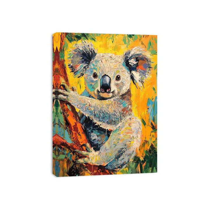 Koala canvas painting