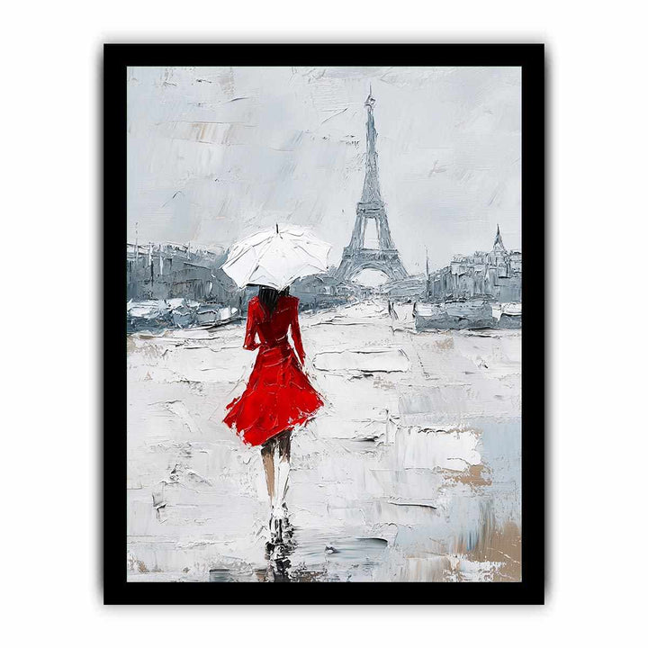 Paris Street Canvas Painting 