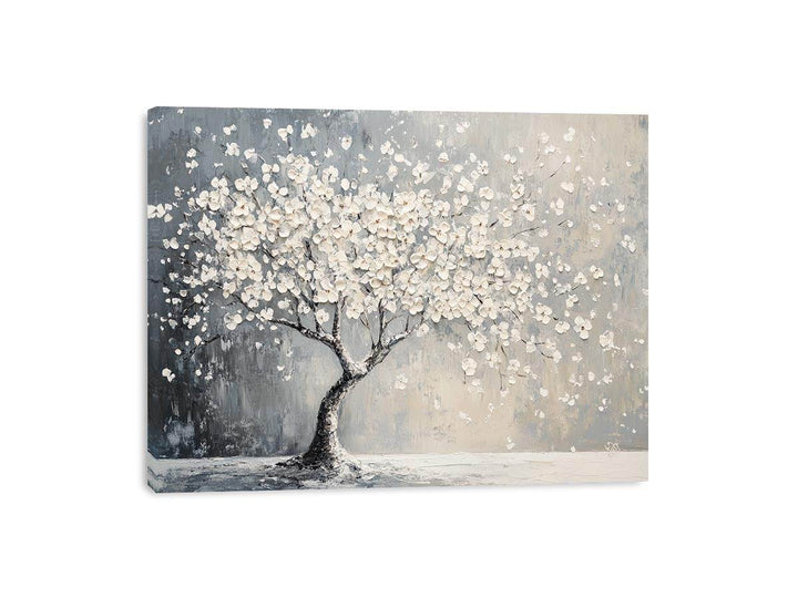 Blooming Tree Canvas Painting 