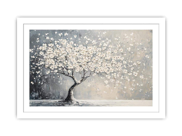 Blooming Tree Canvas Painting 