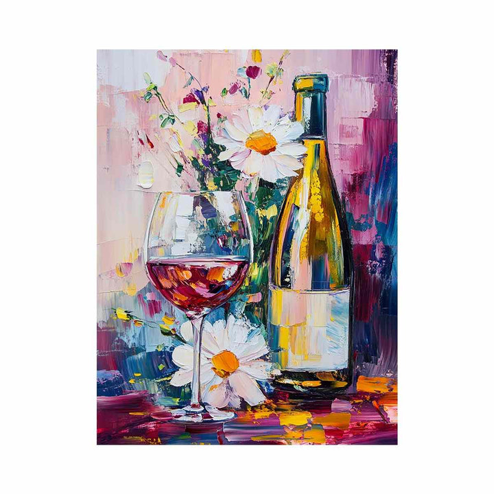 Champagne Oil Painting