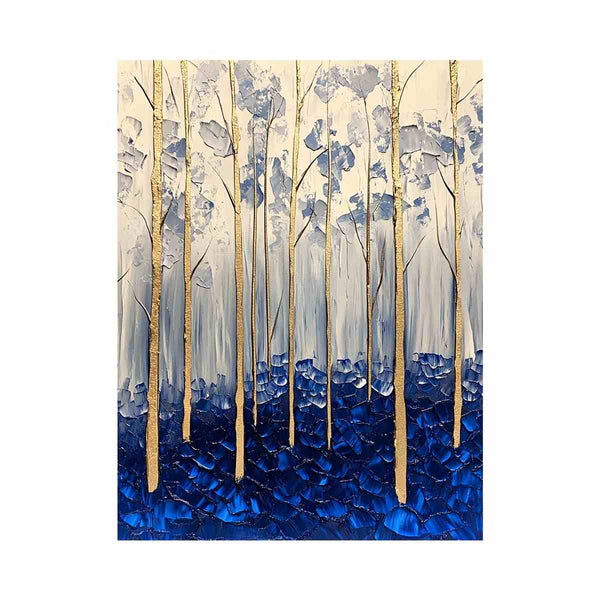 Blue Gold  Oil Painting