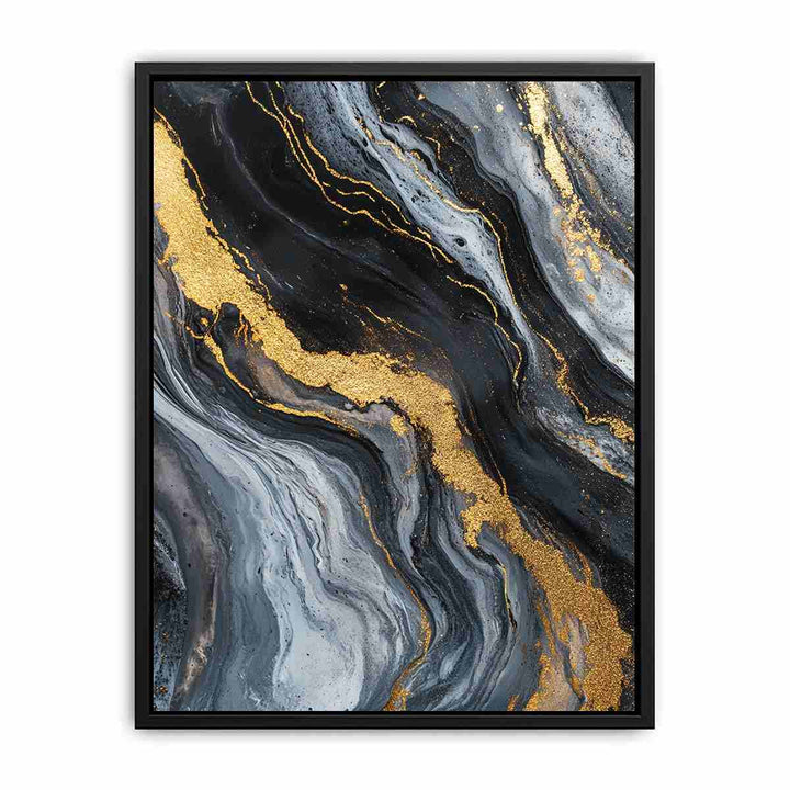 Black Gold Canvas Painting 