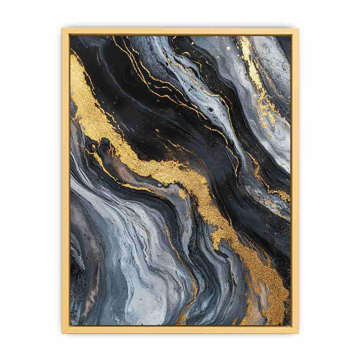 Black Gold Canvas Painting 