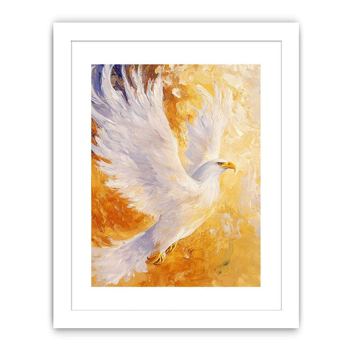 Eagle In Flight Canvas Painting 