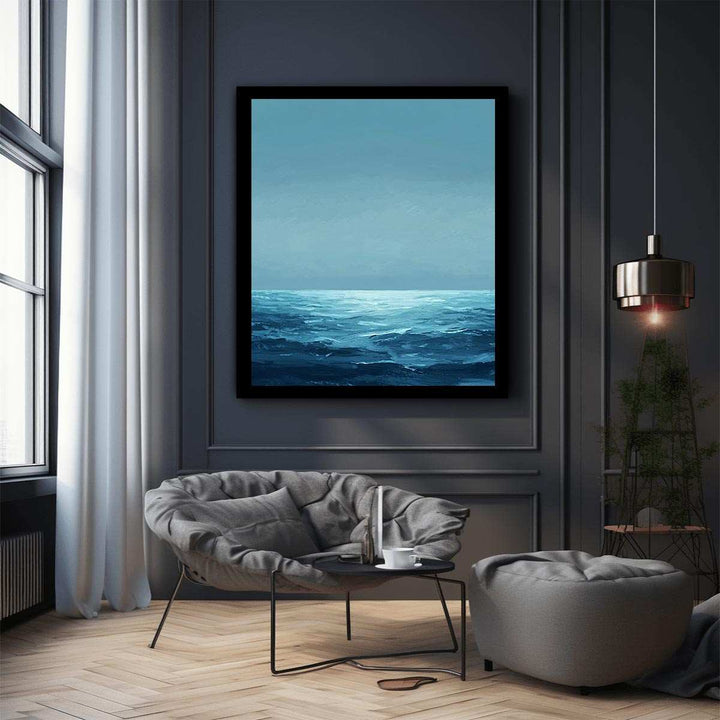 Clam Ocean Canvas Painting 