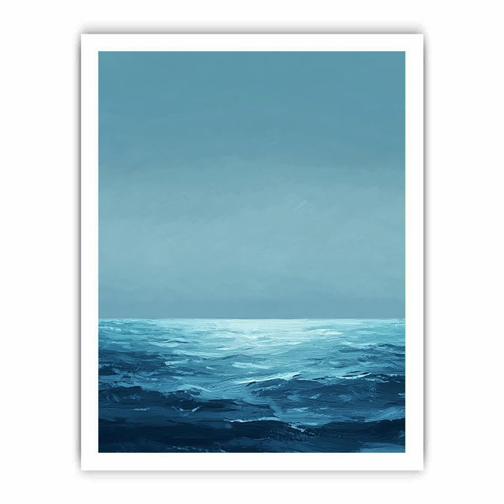 Clam Ocean Canvas Painting 