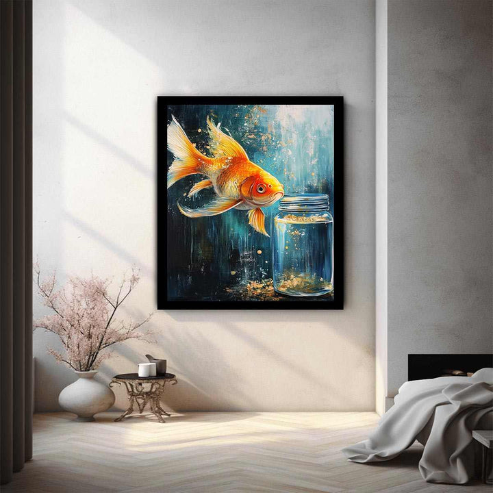 Gold Fish Painting 