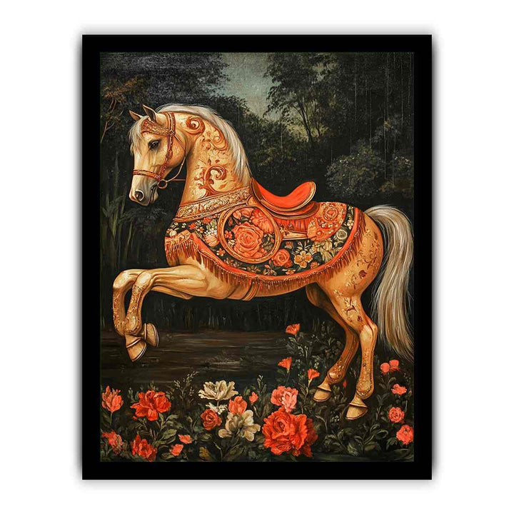 Little Horse Canvas Painting 